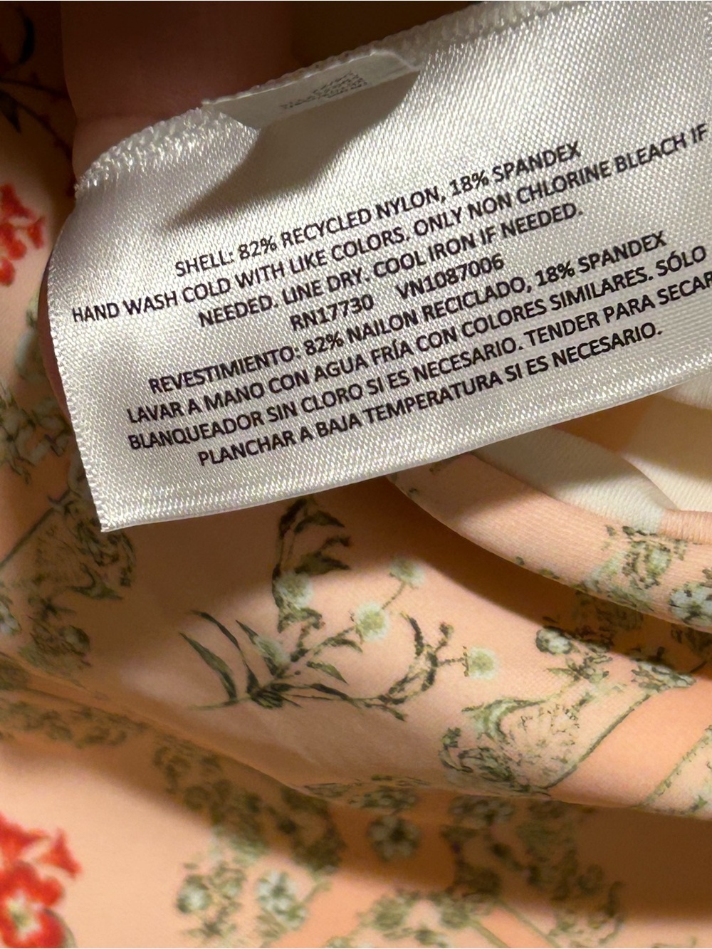 NWT Agua Bendita Reversible Bikini Bottom Cottagecore , size 3X - Picture 7 of 7